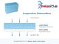 Preview: G4 Filtermatte mit progressivem Tiefenaufbau für Tecalor THZ 5.1 / 7.1: blaue Seite nach oben