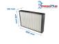 Preview: Maße M5 Feinstaubfilter Vallox Vario 2500 CC / SE: 690x470x96mm