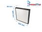 Preview: Maße F7 Pollenfilter Vallox Vario 3500 CC / SE: 690x690x96mm