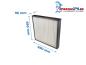 Preview: Maße M5 Feinstaubfilter Vallox Vario 3500 CC / SE: 690x690x96mm