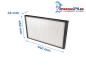 Preview: Maße F7 Pollenfilter Vallox airDIRECT 770 D / 1000 D: 740x450x45mm