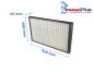 Preview: Maße M5 Feinstaubfilter Vallox airDIRECT 770 D / 1000 D: 740x450x45mm