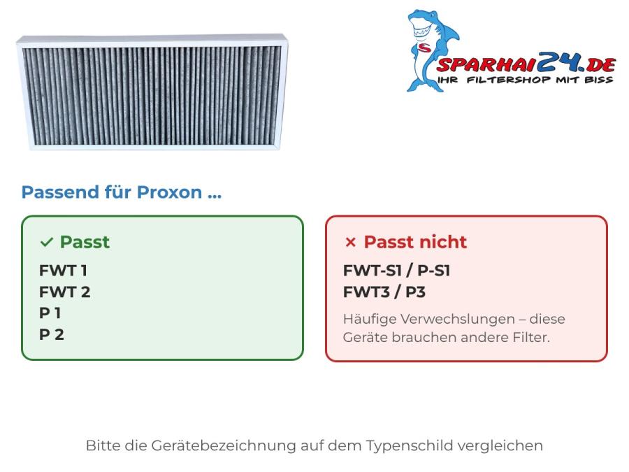 Preview: Aktivkohlefilter passend für Proxon FWT1, FWT2, P1, P2 – nicht für Proxon FWT-S1 / P-S1, Proxon FWT3 / P3