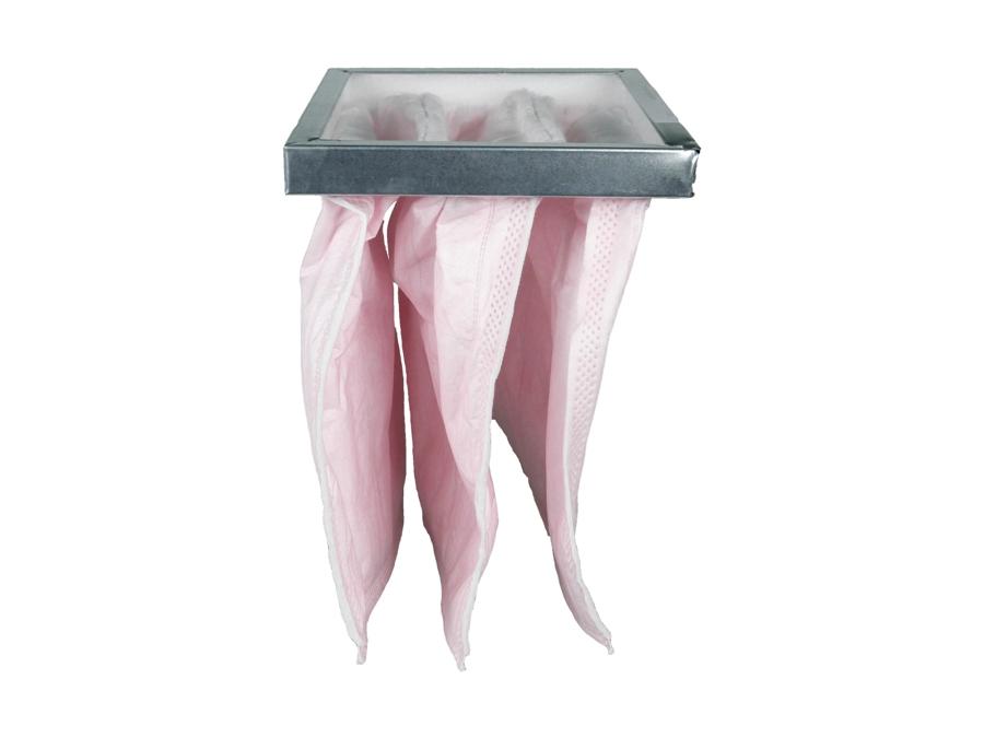 Taschenfilter 287 x 287 x 600 3 Taschen F8 Metallrahmen