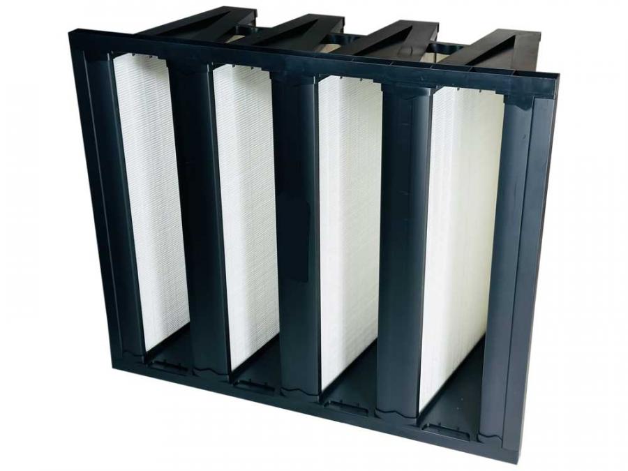 Kompaktfilter 592x490x292mm mit 4 V-Zellen | 1x ePM1 70% (F7)