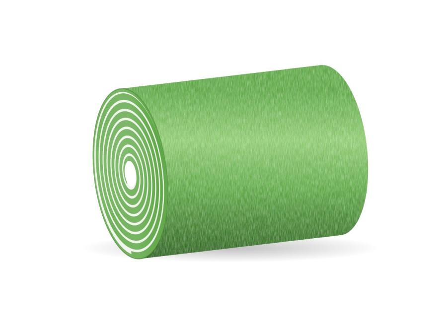 Paintstop Glasfaser-Filtermatte Rolle 0,50m x 20m, grün-weiß, ca. 75mm