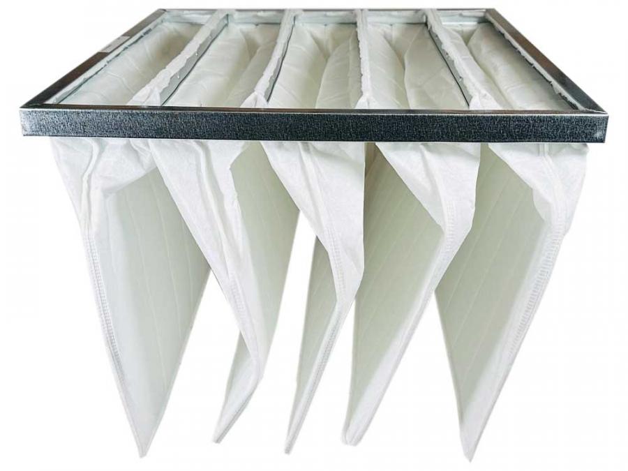 Taschenfilter 490 x 490 x 300 5 Taschen G4 Metallrahmen