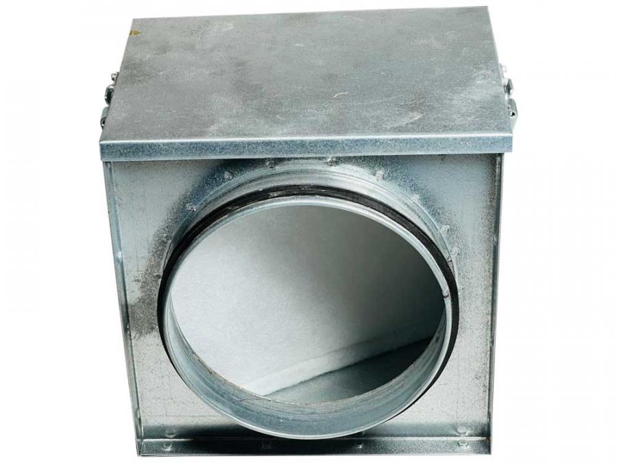Filterbox DN150 DN160 mit Filter Deckel geschlossen