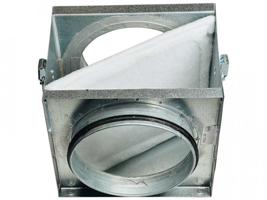 Filterbox DN150 DN160 mit Filter Deckel offen