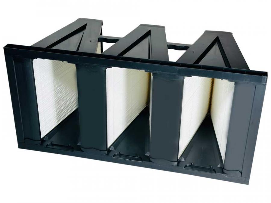 Kompaktfilter 592x287x292mm mit 4 V-Zellen | 1x ePM10 55% (M5)
